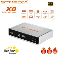 the new gtmedia x8 satellite tv receiver dvb ss2s2x set top box decoder built in wifi 10 bit digital decoder support europe