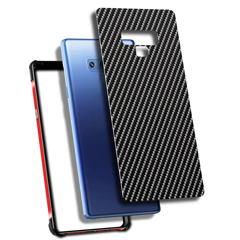 Чехол для Samsung Galaxy Note 8 9 10 Plus S8 S9 + корпус из углеродного волокна металлический
