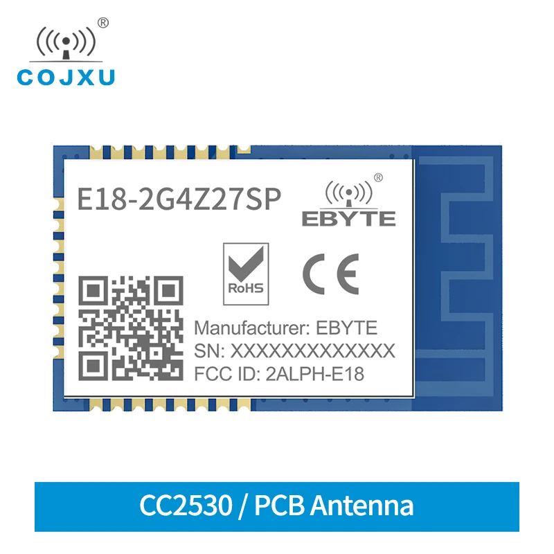 

E18-2G4Z27SP TI CC2530 2400-2483.5MHz 27dBm 800m Range 3.3V PA+LNA IPX Antenna Zigbee Mesh RF Module