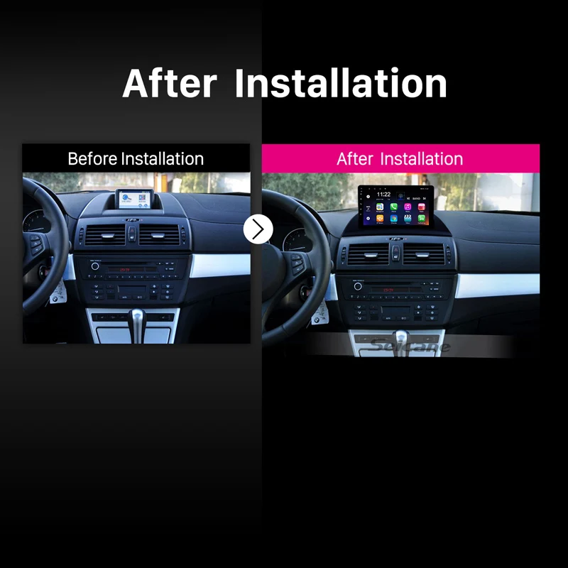 Seicane Android 10 0 автомобильное радио GPS навигация авто стерео для 2004-2012 BMW X3 E83 2.0i 2.5i 2.5si