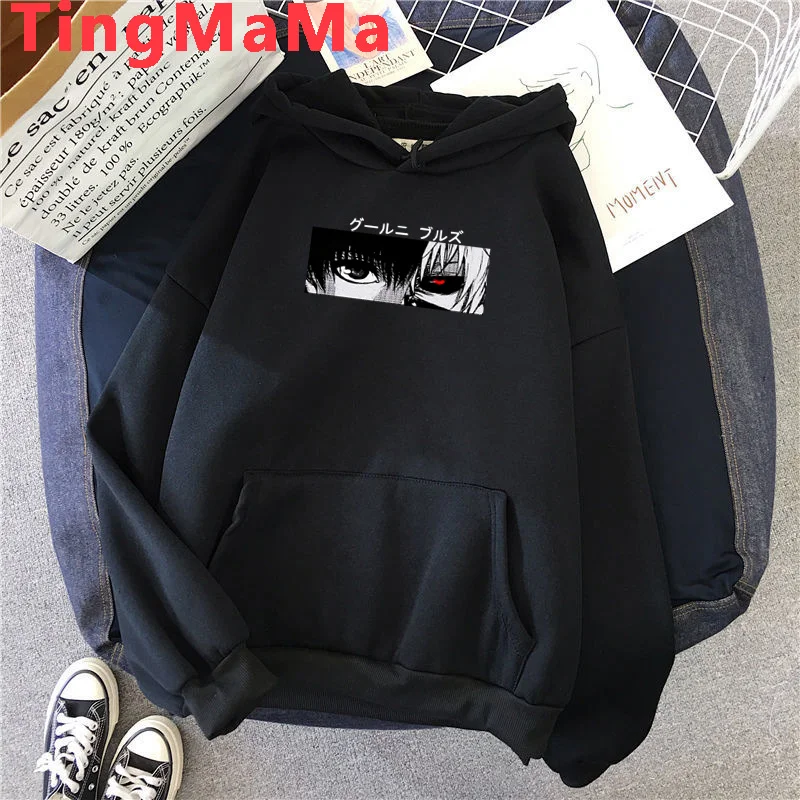 

Tokyo Ghoul Kaneki Ken hoodies female graphic streetwear printed female clothing pullover harajuku grunge