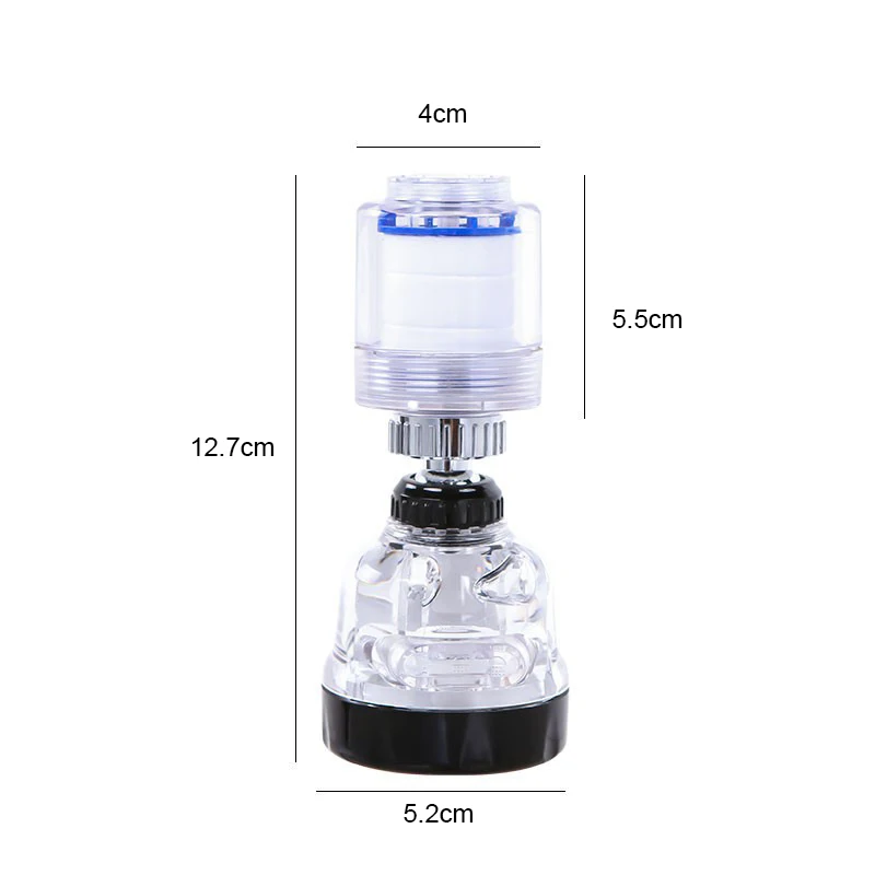 

Pressurized Shower Head Triple Faucet Shower Head Conversion Filter 360 Rotating Splashproof Purify Faucet 3 Mode Water Saving