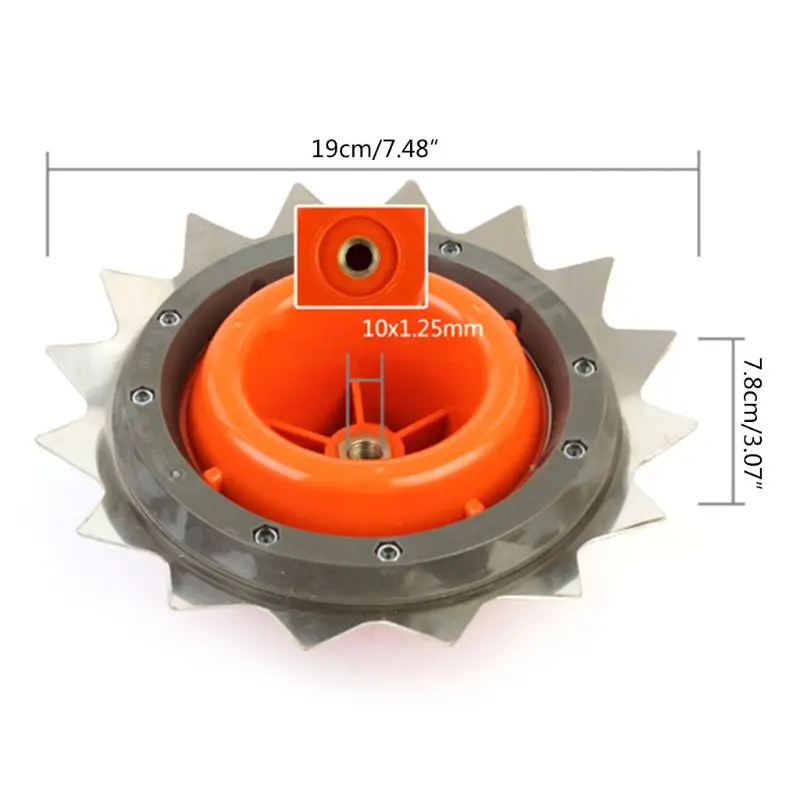 

Universal Double Garden Grass Trimmer Head Lawn Mower Blade Brushcutter Accessories