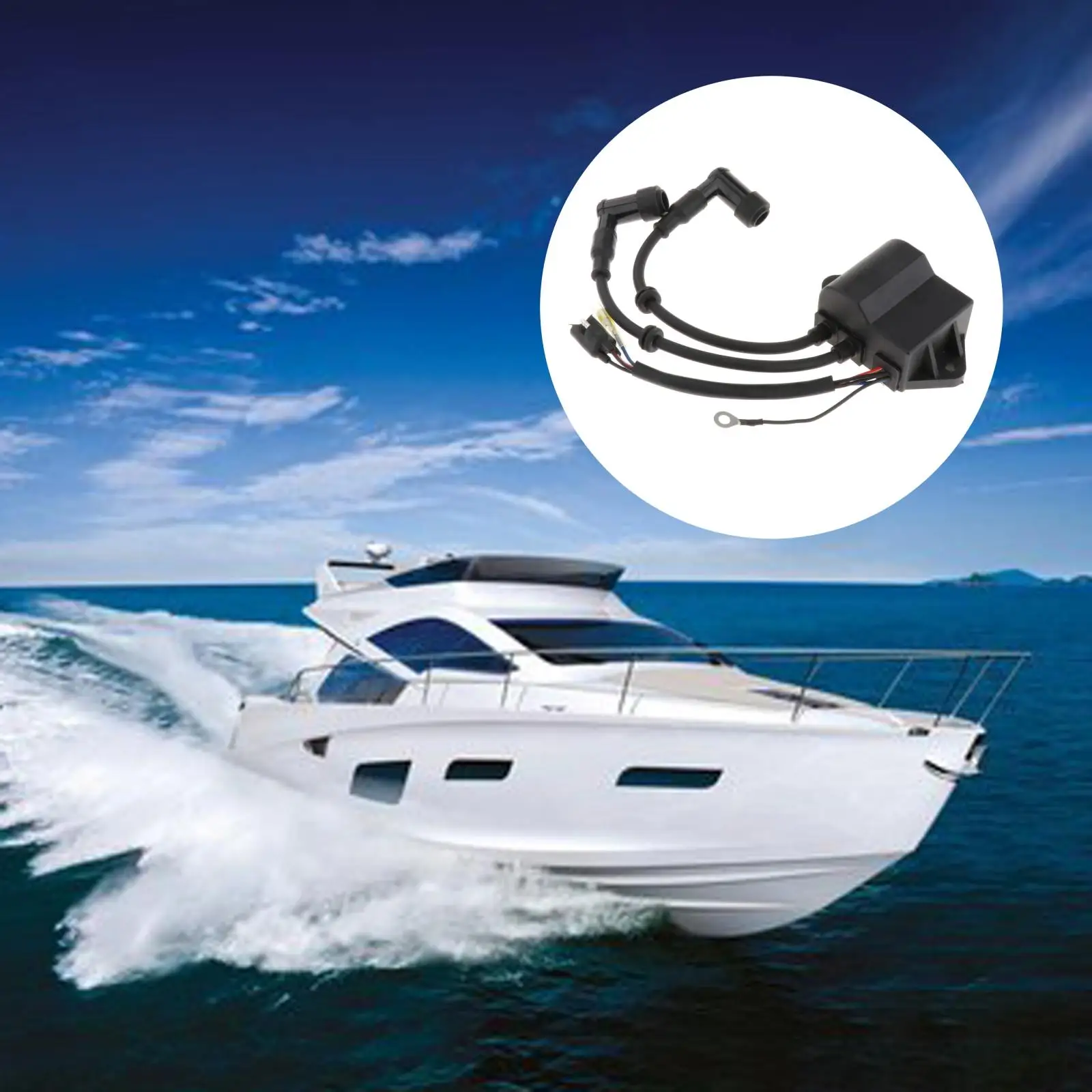 Катушка для электродвигателя CDI в сборе подходит подвесного 2-тактного двигателя