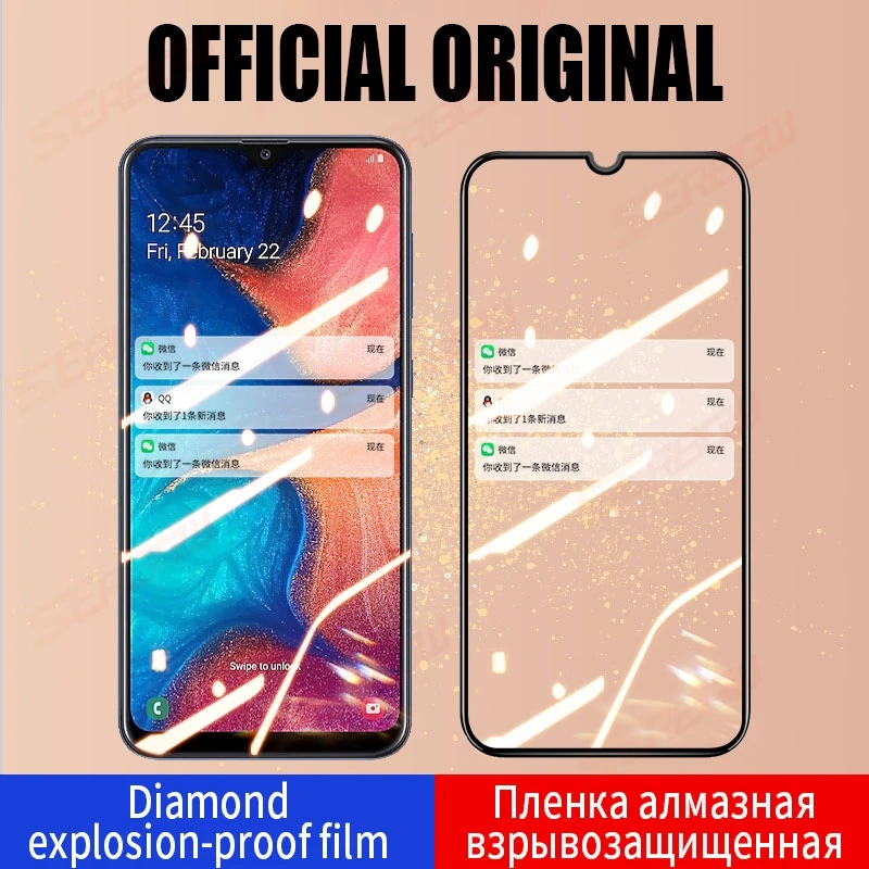 200d anti burst tempered glass for samsung galaxy a10 a20 a30 a40 a50 a60 a70 a80 a90 screen protector a20e a30s a50s glass film free global shipping