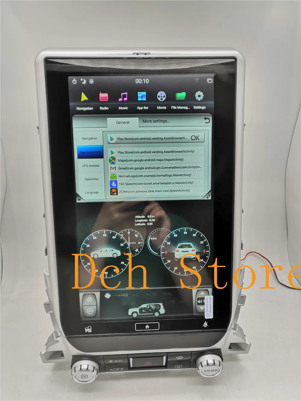 13,6 дюймов вертикальный tesla стиль Android автомобильный DVD gps навигатор для Toyota LandCruiser land cruiser LC200 PX6