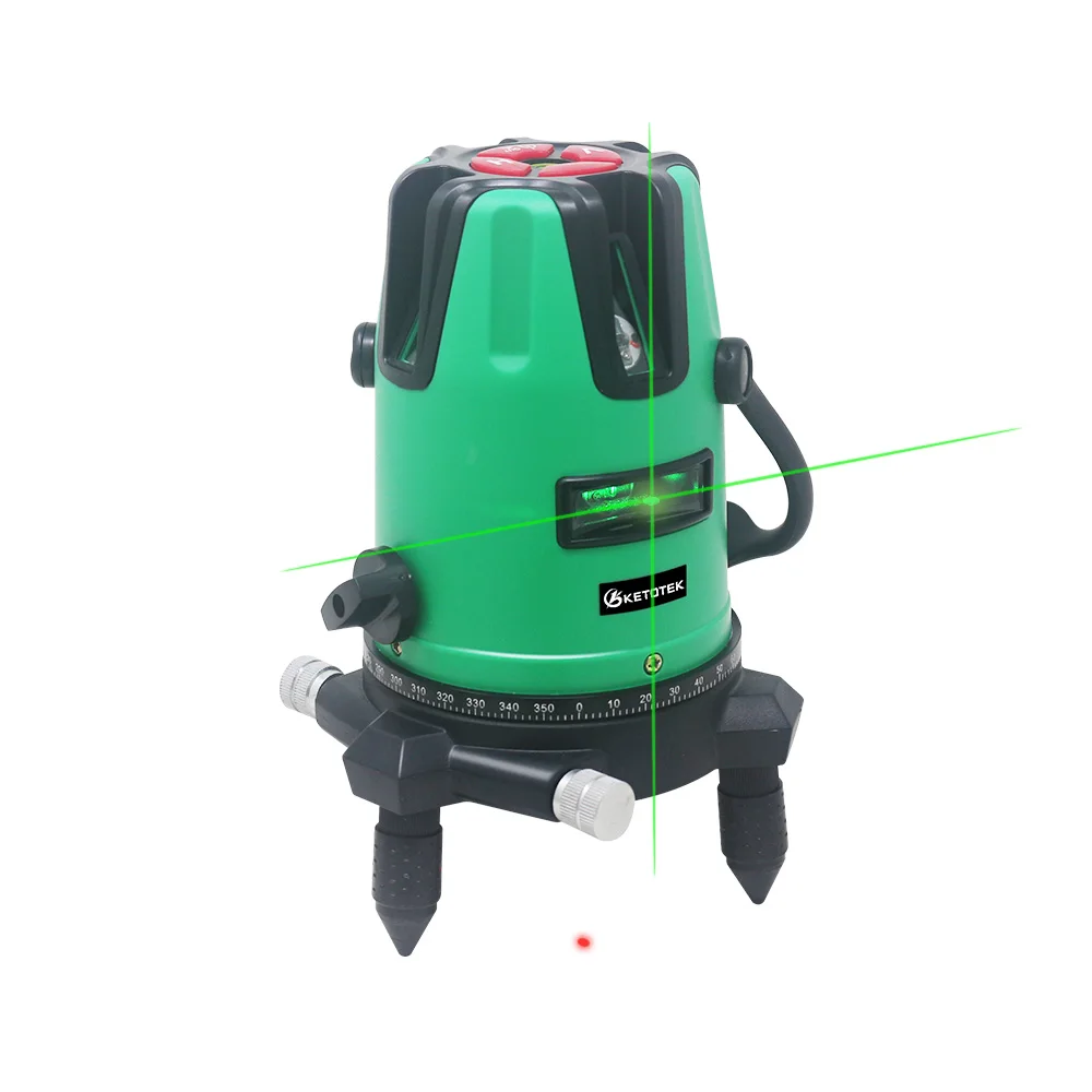 Лазерный уровень KETOTEK 5 линий 360 градусов Нм|laser level line|5 lineslevel tool |