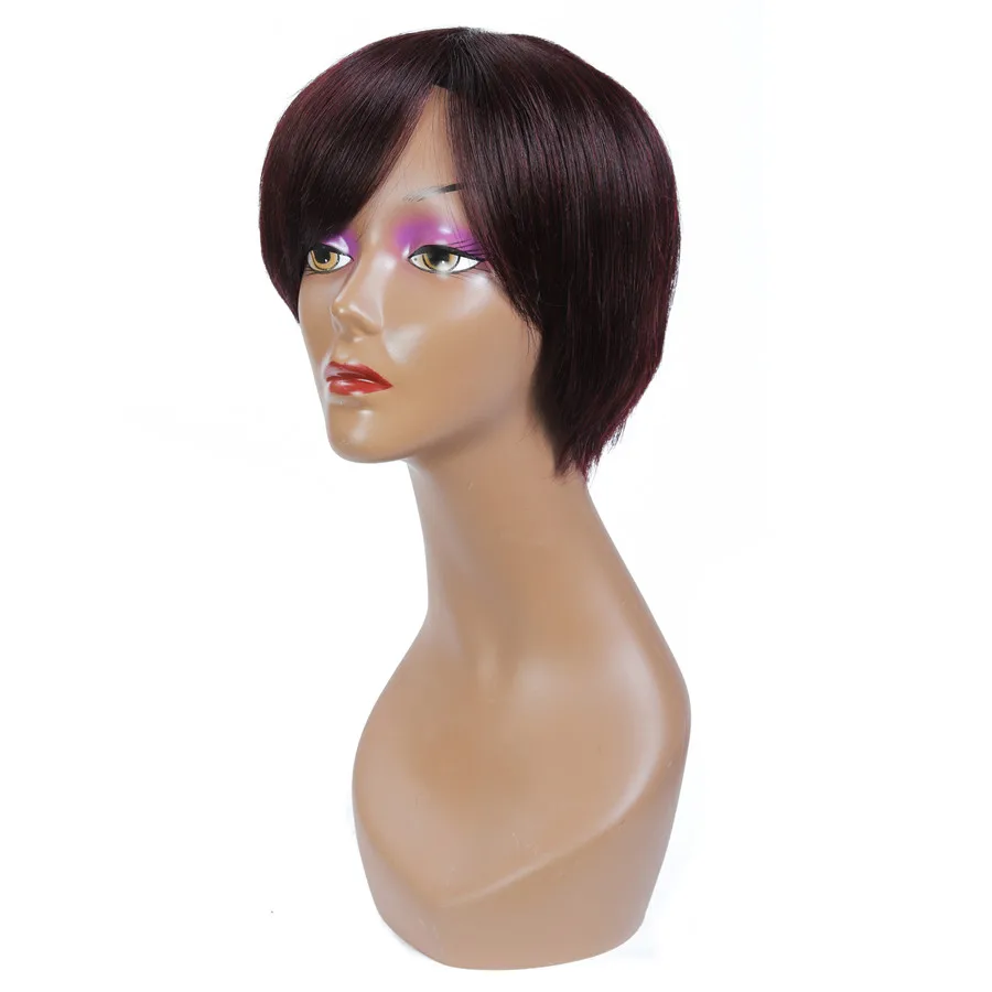 Alidoremi ir человеческие волосы парики для чернокожих женщин малазийские прямые Реми