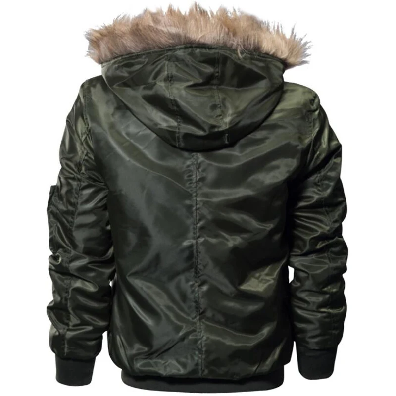 

Nice Hot Military Autumn Winter Jacket Men Fur Army Jackets Outerwear Coats Mens VogueThick Parka Plus Size 5XL