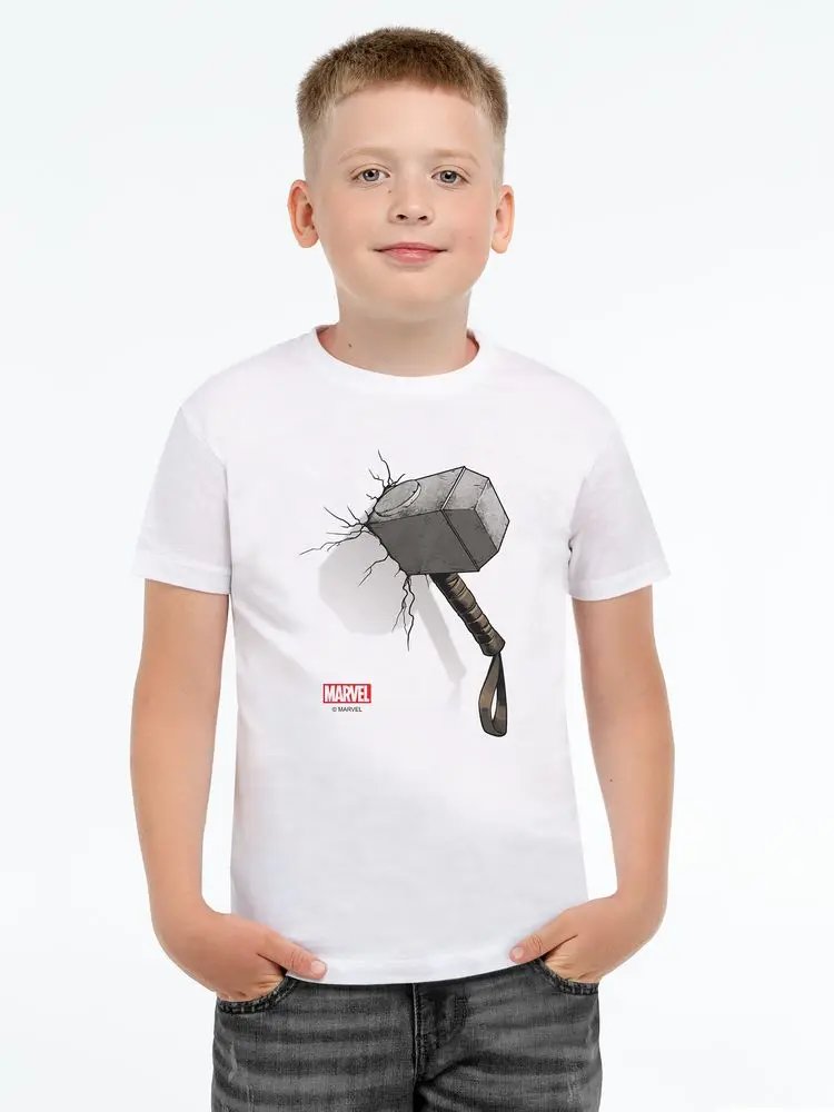 Футболка детская Молот Тора 55584 Marvel | Мать и ребенок