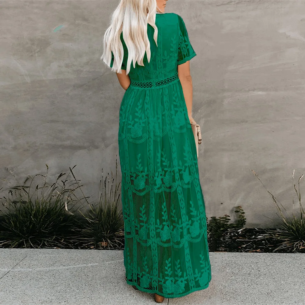 2021 накидки на бикини сексуальное летнее пляжное платье с глубоким V-образным