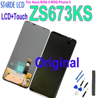 6 78  Original LCD For Asus ROG ROG Phone ZS673KS I005DA LCD Display Touch Screen Digitizer Assembly For Asus ZS673KS LCD