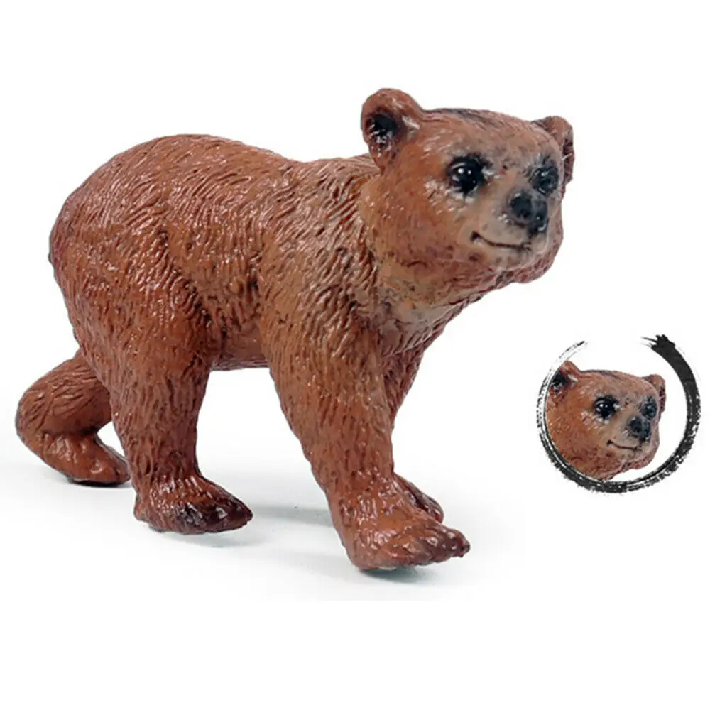 16 шт. маленькая фигурка животного кенгуру Олень жираф медведь Собака Панда Зебра