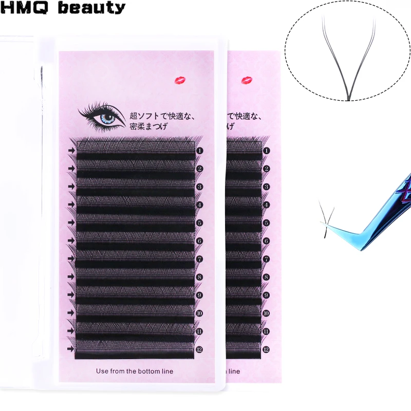 Y образные завитые норковые ресницы ручной работы искусственные объемные