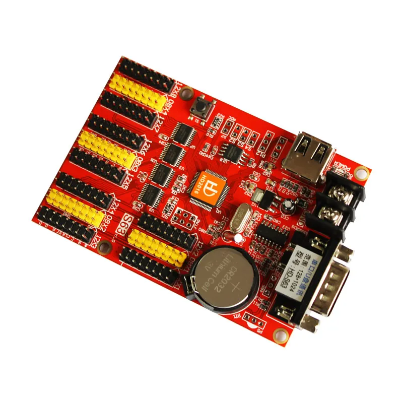 Карта управления диском Huidu серия 232 &amp U одиночный двухцветный контроллер для