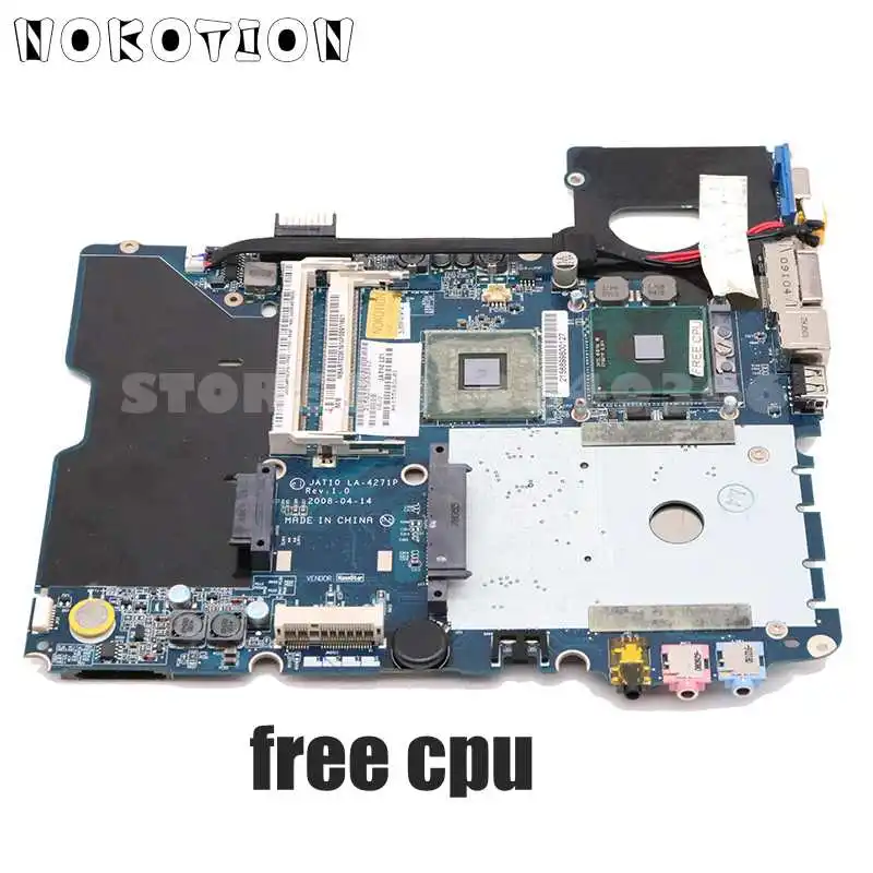 NOKOTION материнская плата для ноутбука ACER Aspire 2930 серии LA 4271P GM45 Встроенная GMA HD DDR2