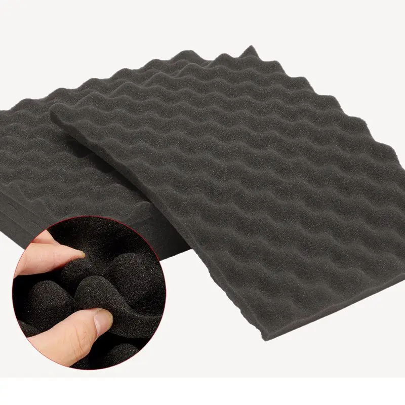 6 шт. акустическая панельная плитка 40 х30 см|Хлопковая звуко- и теплоизоляция| |