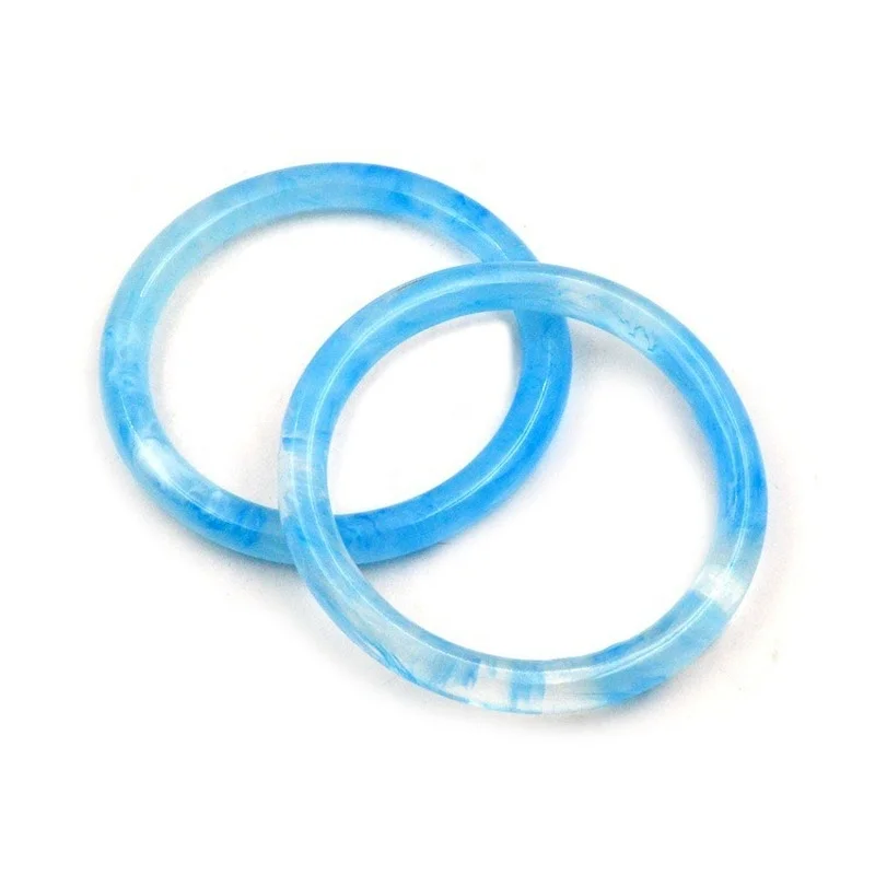 10Pcs 12cm Acrylic Bag Handbag Handle Acrylic Tortoise Shell Hawksbill Color Plastic Resin Purse Bag Handle DIY Obag Handle