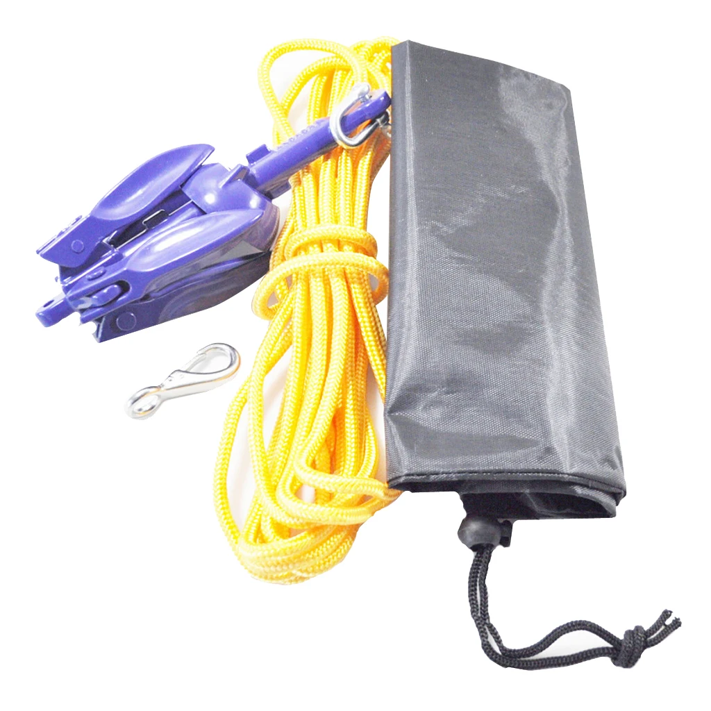 

Kayak Anchor, with Marine Rope, Storage Bag, Portable Folding Anchor Kit, for Fishing Kayaks,Canoe