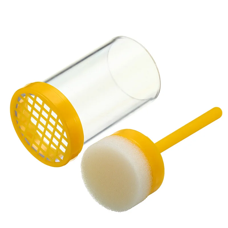 1 set Plastic Queen Bee Marking Cage and Marker Pen Bottle with Plunger Capture Beekeeping Equipment | Дом и сад
