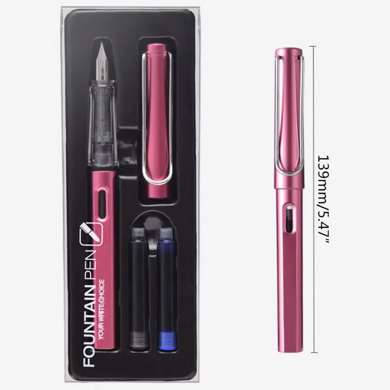 

0.38mm Fountain Pen Student Office Stationery Supplies Ink Pens for Writing G92E