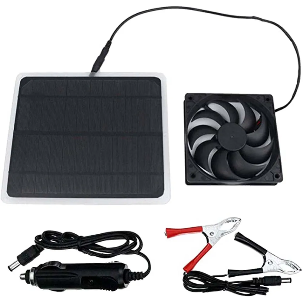10W 12V маленький Солнечные генераторы для клетки домашних животных Вытяжной