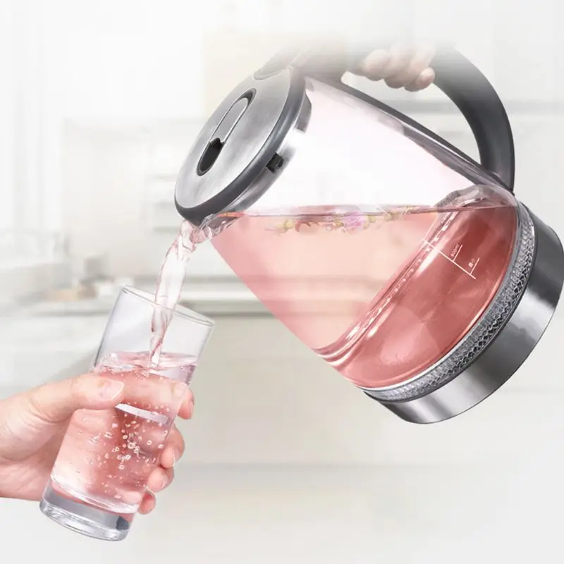 

Automatic Electric Kettle Glass Tea Bottle 1500W High Power Fast Boiling Auto Shut-off and Boil Dry Protection Safety U1JE