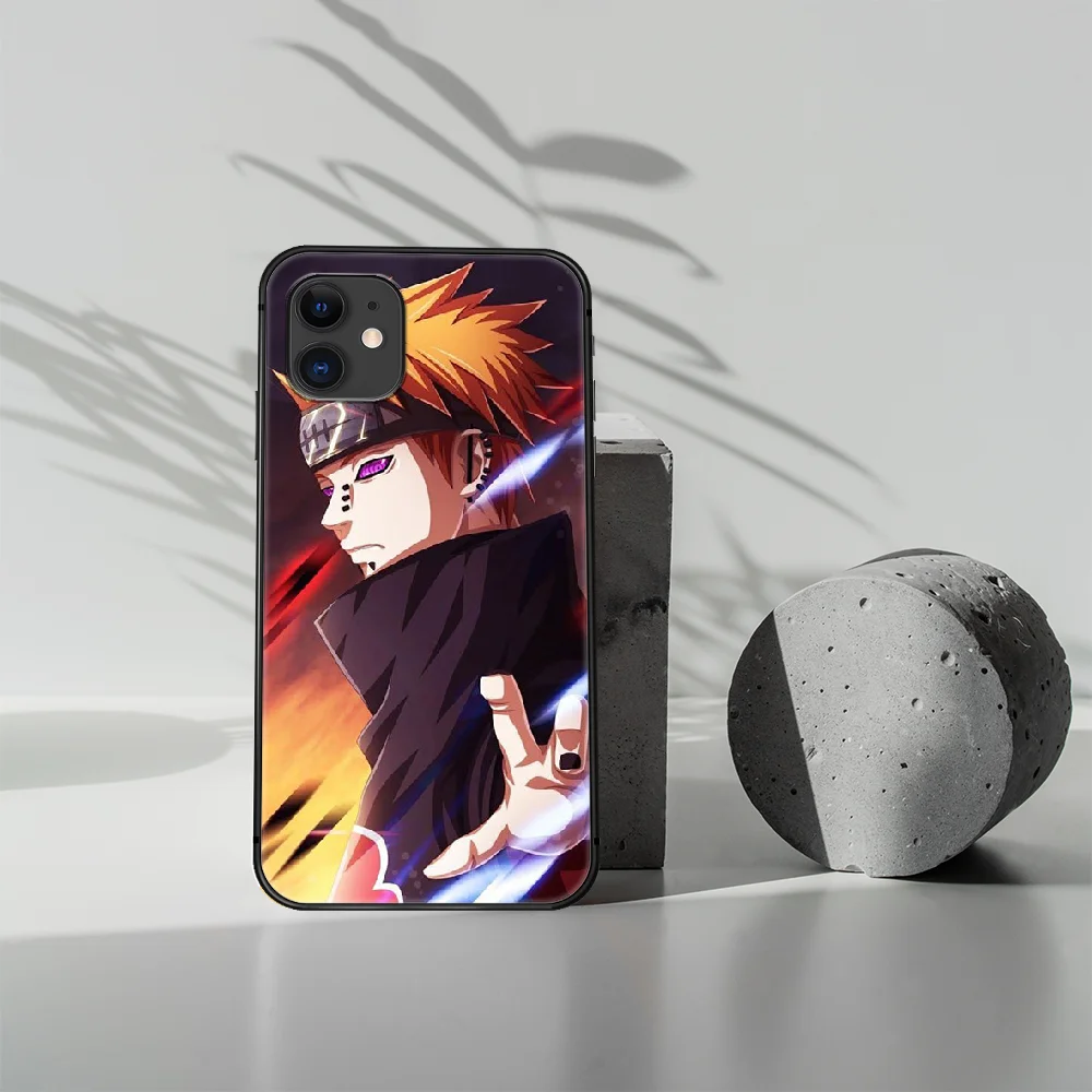 

ANIME Pain Phone Case Cover Hull For iphone 5 5s se 2020 6 6s 7 8 12 mini plus X XS XR 11 PRO MAX black Funda Tpu Waterproof