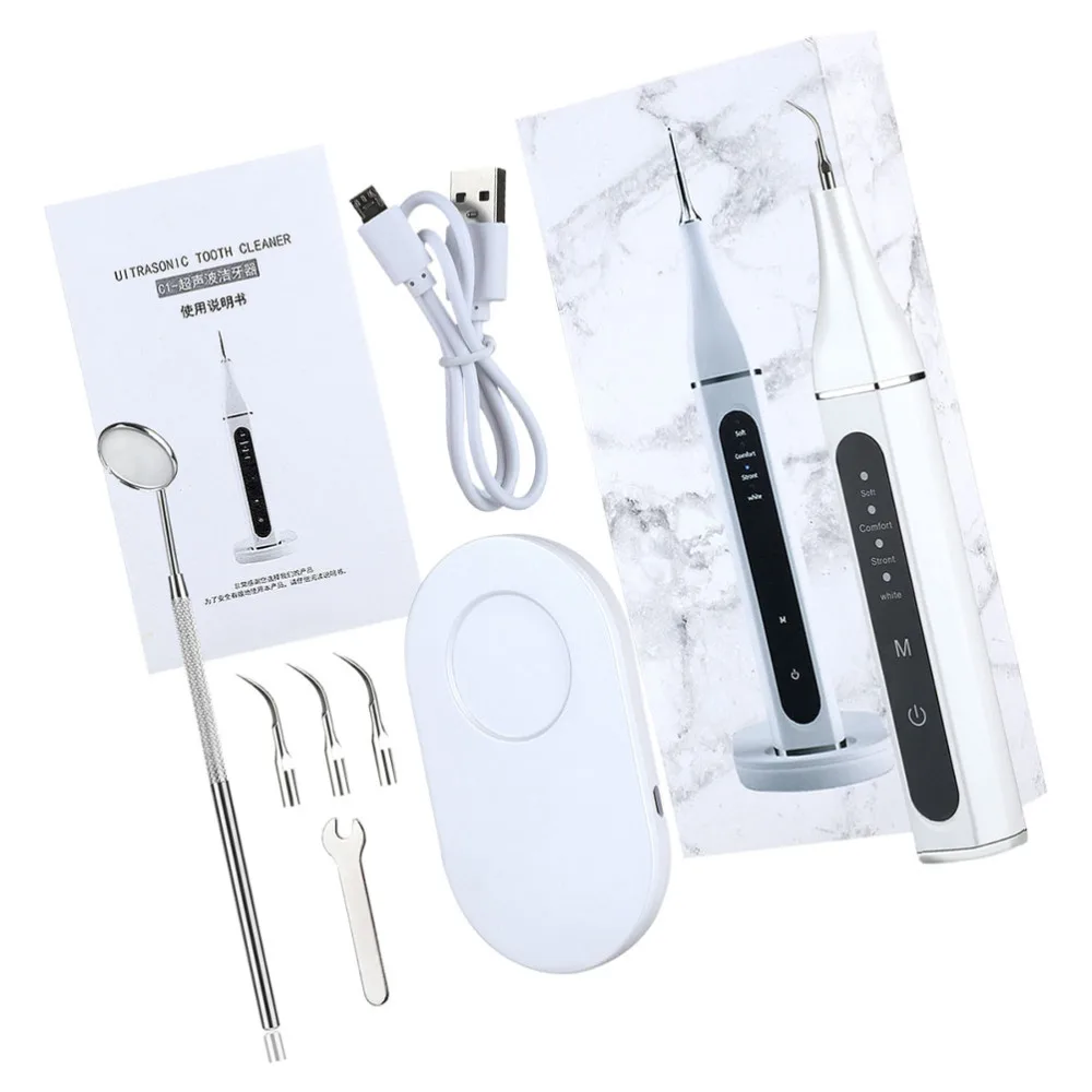 

1 Set Electric Calculus Remover Tool Tooth Scraper Tartar Removal Cleaner