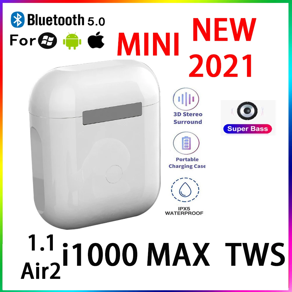 

Original i1000 MAX TWS 1:1 GPS Rename Wireless Bluetooth Headsets PK i7 i11 i14 i15 i16 i18 i30 i10 i20 i30 PLUS i5000 i9000PRO