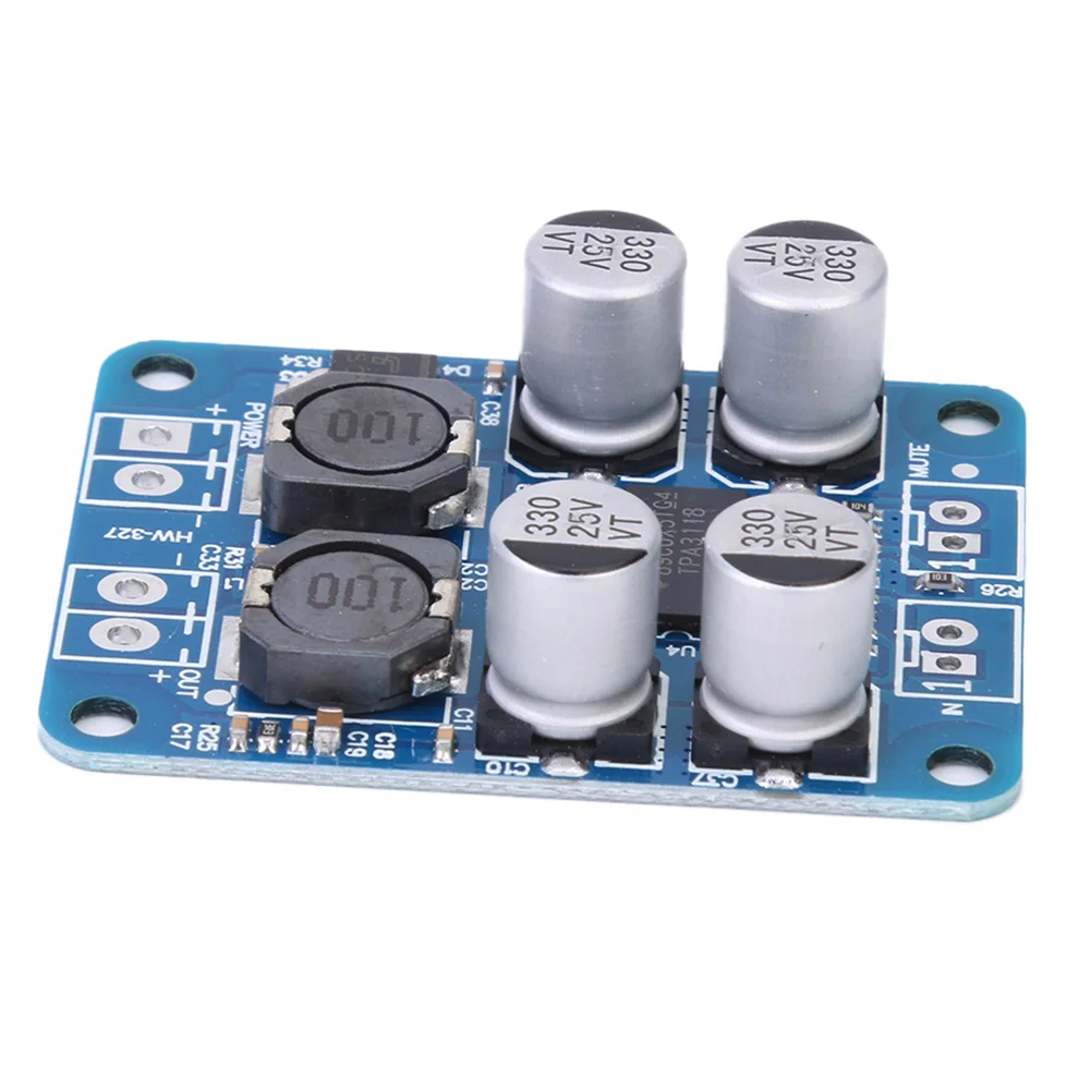 TPA3118 PBTL моно DC8 24V 60 Вт цифровой аудио усилитель плата AMP модуль чип 1X60W 4 8 Ом Замена
