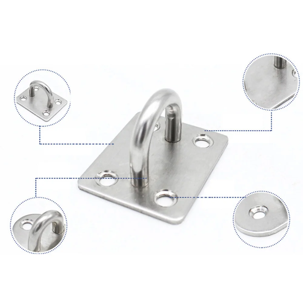 

Ceiling & Wall Mount Hanging Hardware Hanger Fixed Hooks For Yoga Hammock Swing 304 Stainless Steel Durable