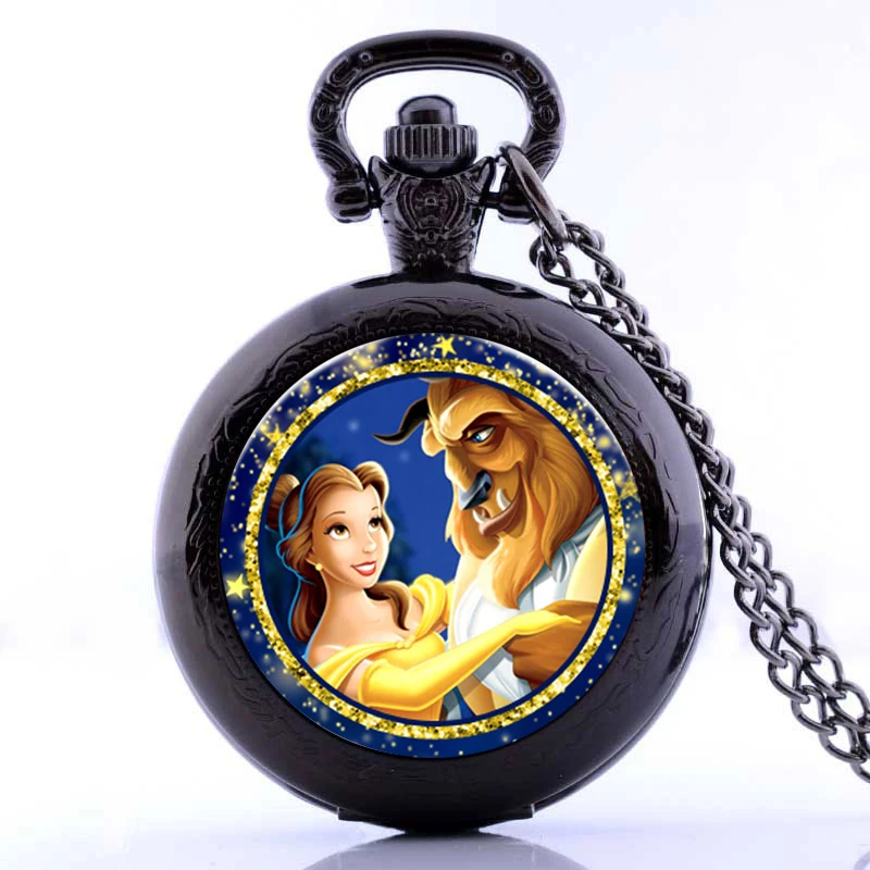 Красота и с рисунком из мультфильма Красавица Чудовище мультфильм кварцевые