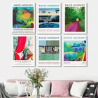 Плакаты и принты на холсте с изображением Дэвида хокни, для современных выставок, настенное искусство, граффити, домашний декор для гостиной (без рамки)