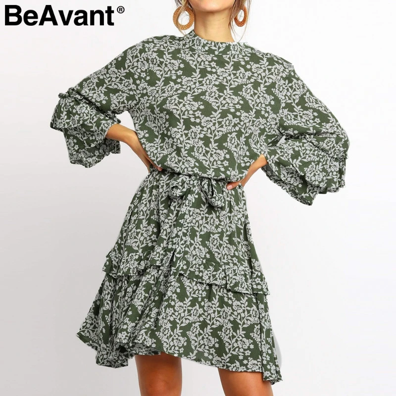 BeAvant/уличная Женская одежда с цветочным принтом свободное повседневное