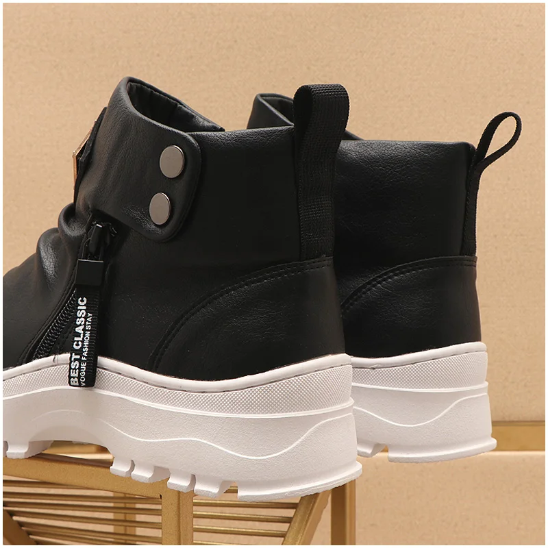 Высококачественные модные мужские высокие туфли в британском стиле с вышивкой