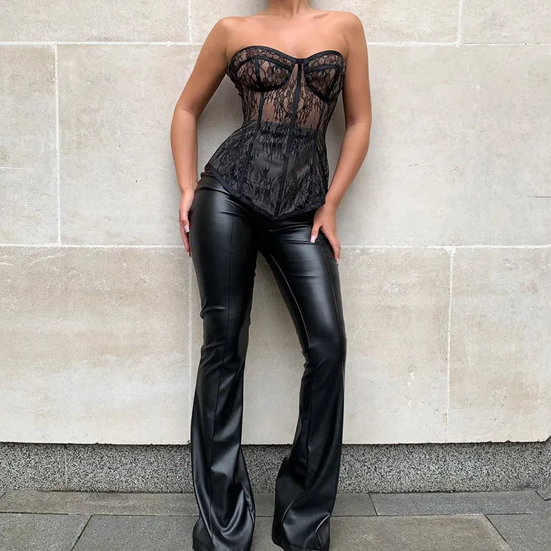 Женский кружевной жилет без бретелек MONMOIRA летняя блузка с открытой спиной cwe0157-5 |