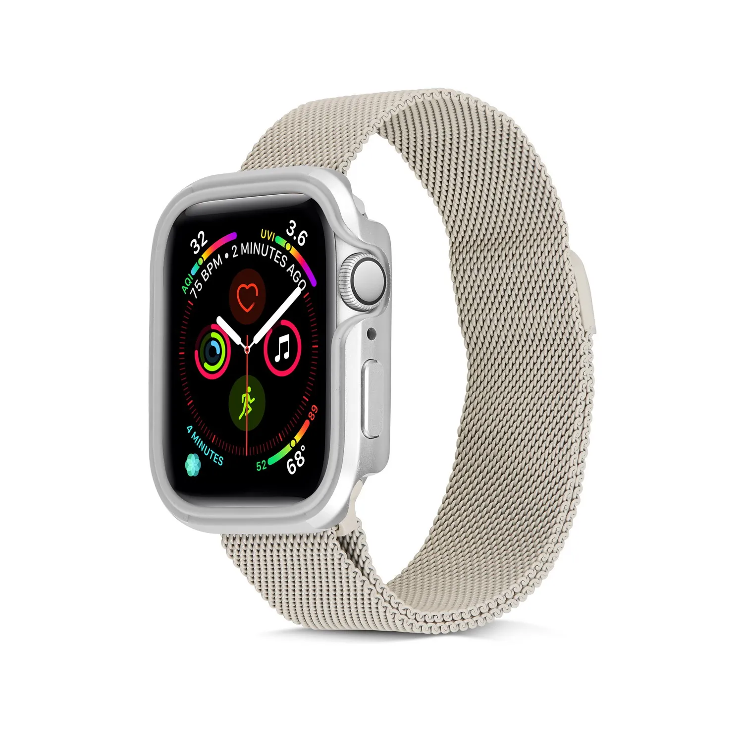 Бампер часы Чехол Крышка для Apple Watch чехол 5 4 3 2 44 мм, 42 мм, 38 мм, версия из мягкого ТПУ+ сплав решетка радиатора протектор для наручных часов iWatch, 5, 4, 3, длина-44 мм, 40 мм