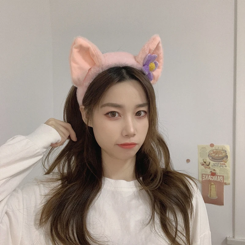 

New Girls Cute Bear Ears Plush Simple Hairbands Kids Lovely Hair Ornament Headband Hair Hoops Children Fashion Hair Accessories