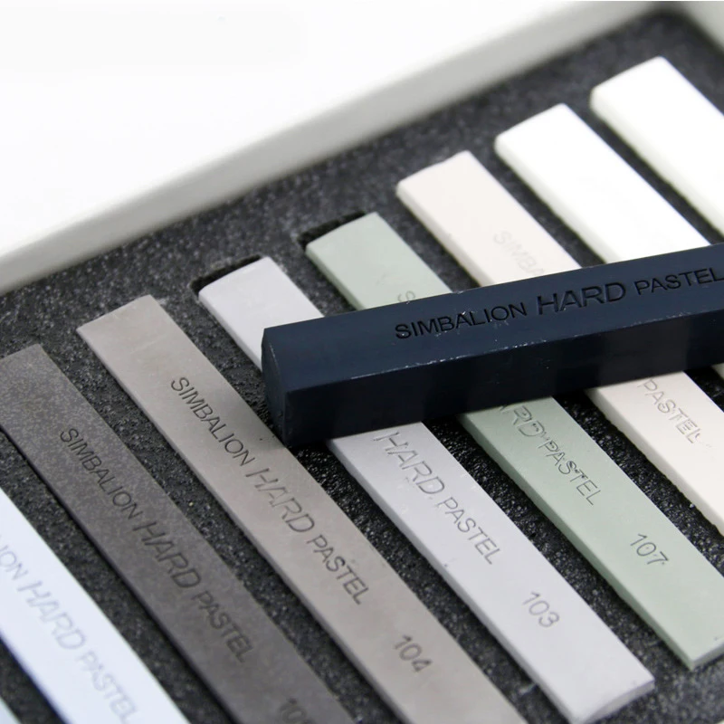 Набор пастельных мелки для рисования 12 цветов простой в использовании |