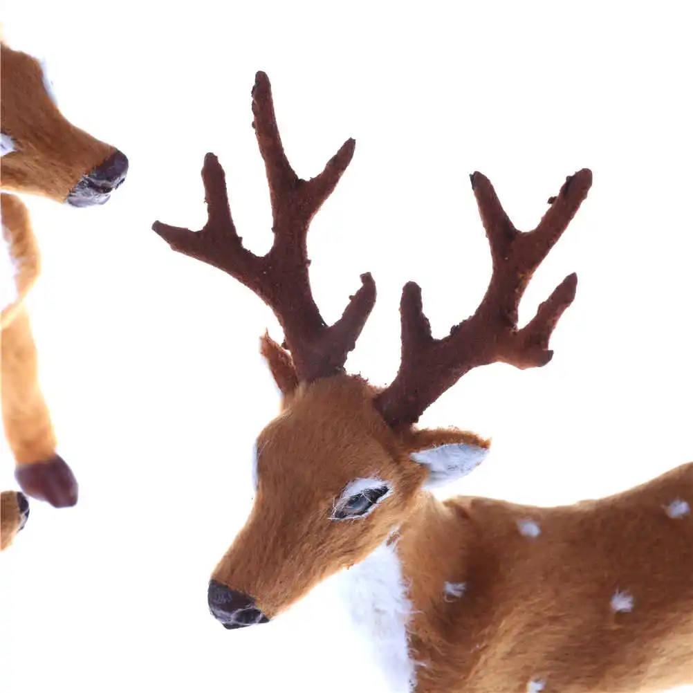 

Home Decoration Accessories for Living Room Simulation Christmas Deer Christmas Elk Plush Reindeer Gift Home Garden Accessories