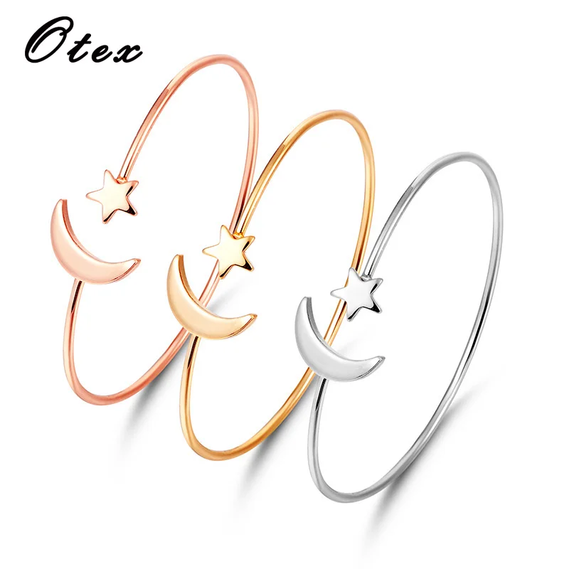 Романтические медные браслеты манжеты в стиле хип хоп с открытым сердцем из