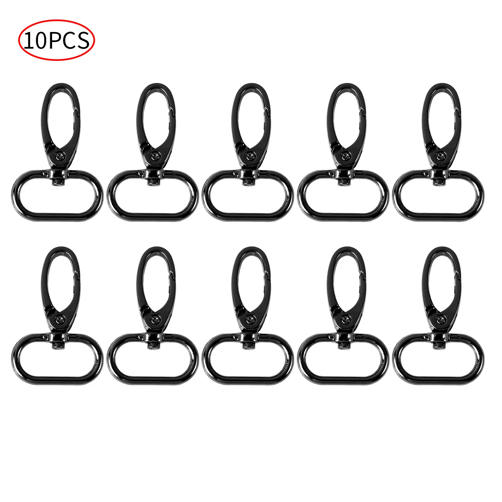 10 шт. металлический карабин овальное кольцо застежка поворотная пряжка для ремня
