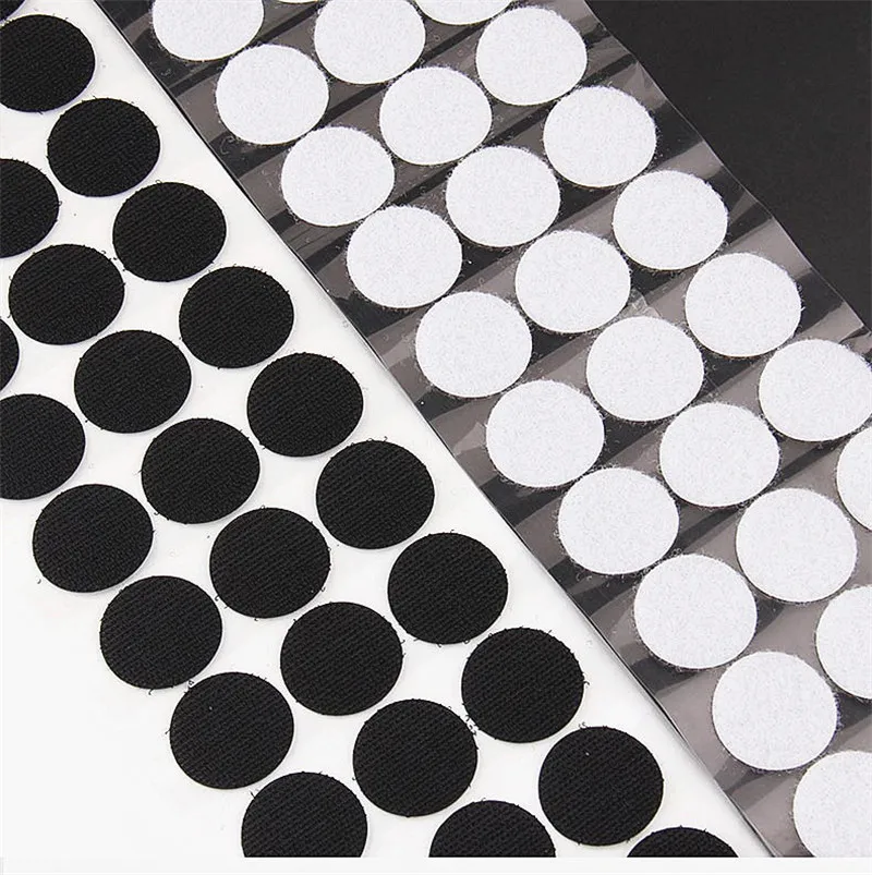 200 пар волшебных самоклеящихся кнопок в горошек нейлоновые эластичные застежки