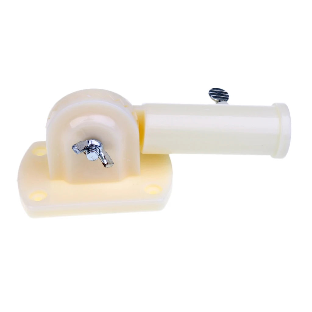 Adjustable Plastic Flag Pole Mounting Bracket Holder with Screws - 1'' Diameter Flagpole Hardware | Дом и сад