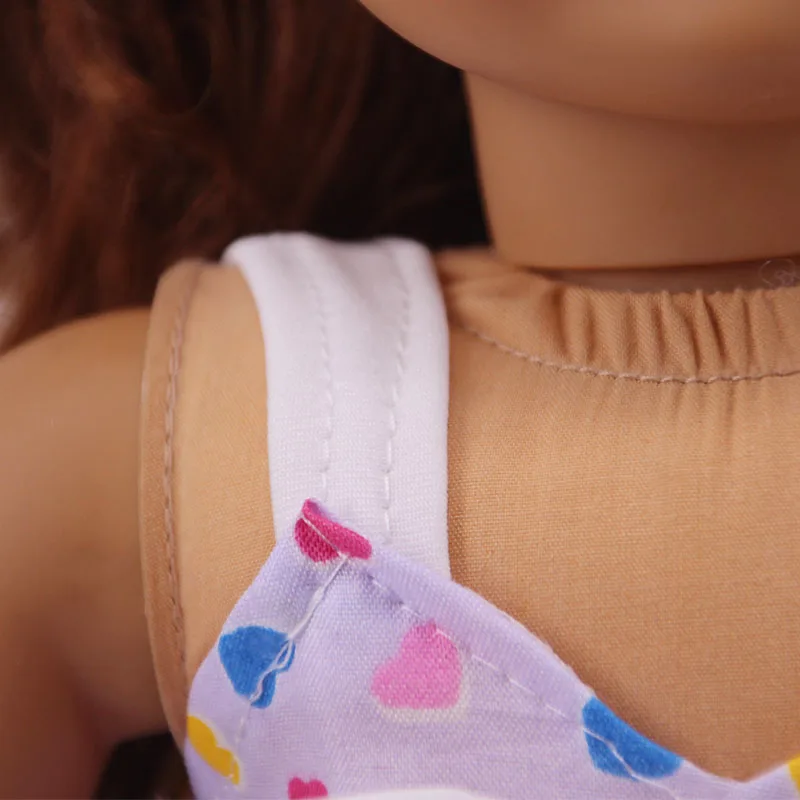 LUCKDOLL маленький свежий, милый купальник подходит 18 дюймов Американский 43cmBabyDoll одежда аксессуары, игрушки для девочек, поколение, подарок на день рождения