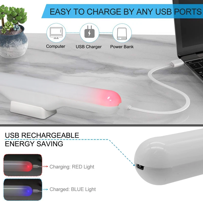 Новинка 2021 Прямая поставка USB зарядка Светодиодный настольный светильник