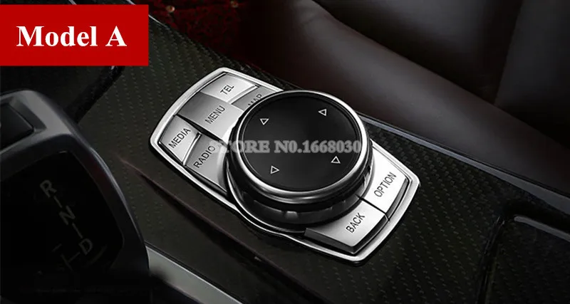 Внутренняя консоль iDrive мультимедийная кнопка отделка крышки 5 шт. для BMW 7 серии F01