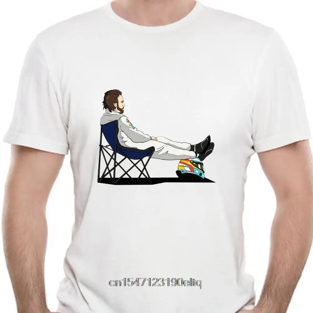 

WillardSCox Men's Fernando Alonso Deckchair Cool Casual T-Shirt Tee 5827S