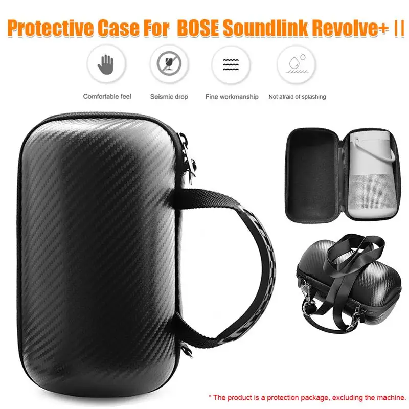 

Portable Speaker Protective Case Mini Wireless Bluetooth Speaker Storage Bag Shockproof Organizer For BOSE Soundlink Revolve+â…¡